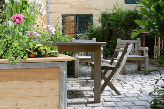 Kleingarten Hochbeet als Bausatz