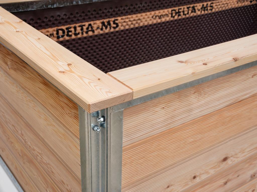 Hochbeet Eckverbindung im Detail